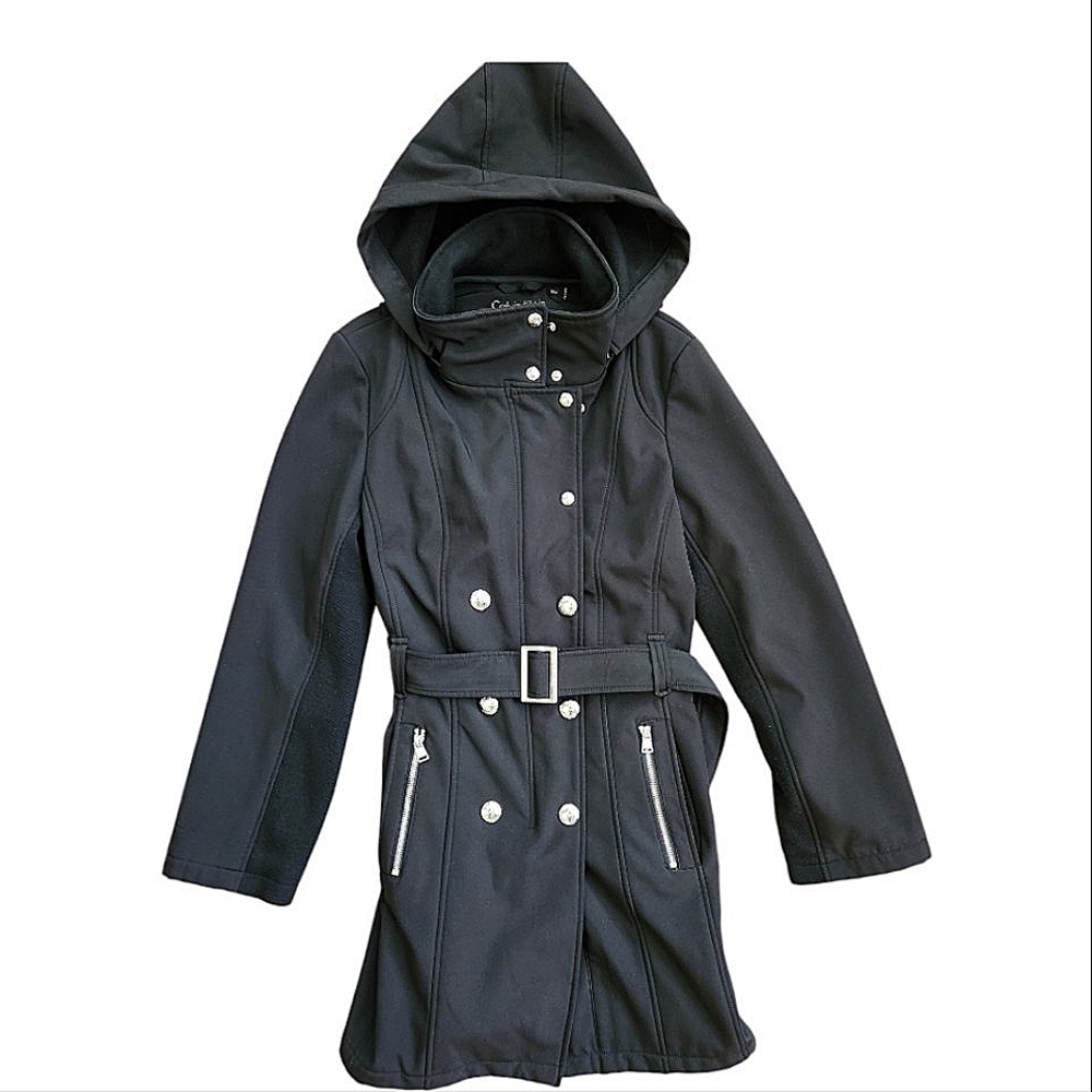 Calvin Klein Water Resistant Trench Sz XXL - Picture 2 of 14
